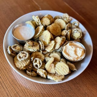 Fried Pickles and Jalapenos